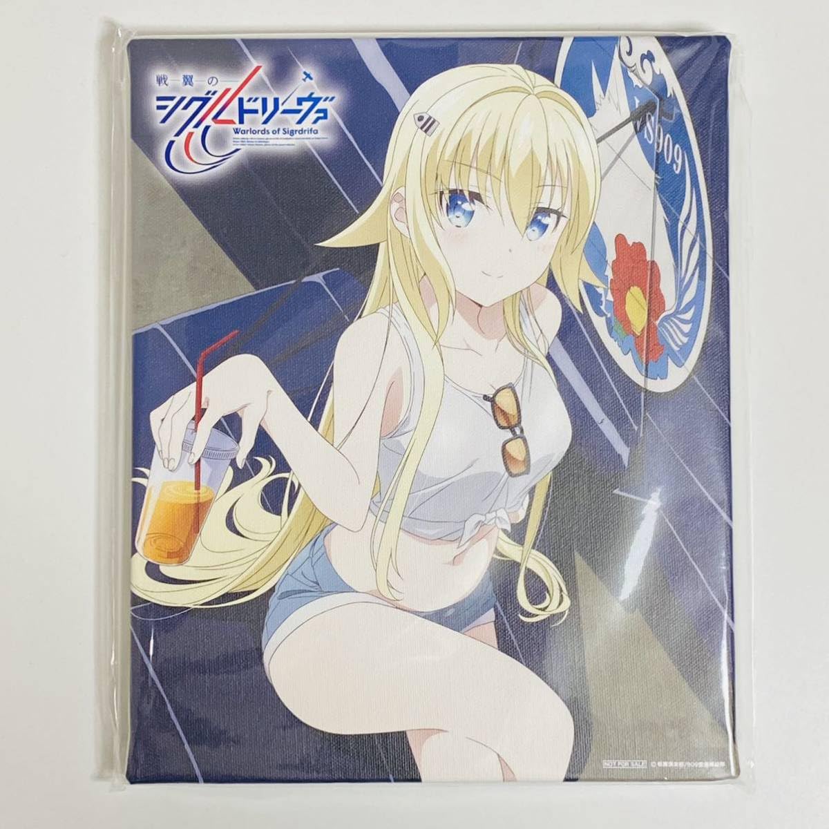 戦翼のシグルドリーヴァ 購入特典 キャンバスアート クラウディア・ブラフォード Amazon.co.jp: 戦翼のシグルドリーヴァ クラウディアブラ
